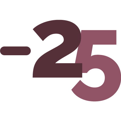 Ícone pessoas com menos de 25 anos